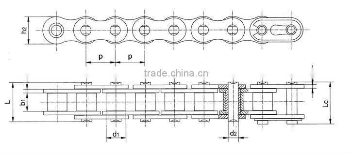 High Quality Motorcycle Roller Chain 428H