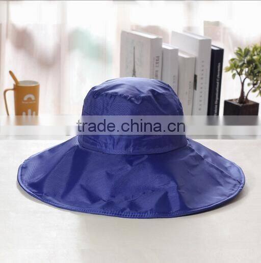 fashion lady polyester fabric rain hat wholesale factory manufacture