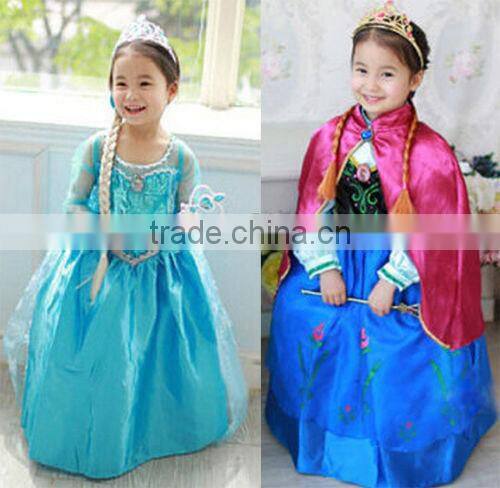 TOP new frozen Elsa dress wholesale dress for kids princess dress BC309