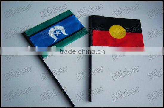 high qulity custom Hand Held Flag