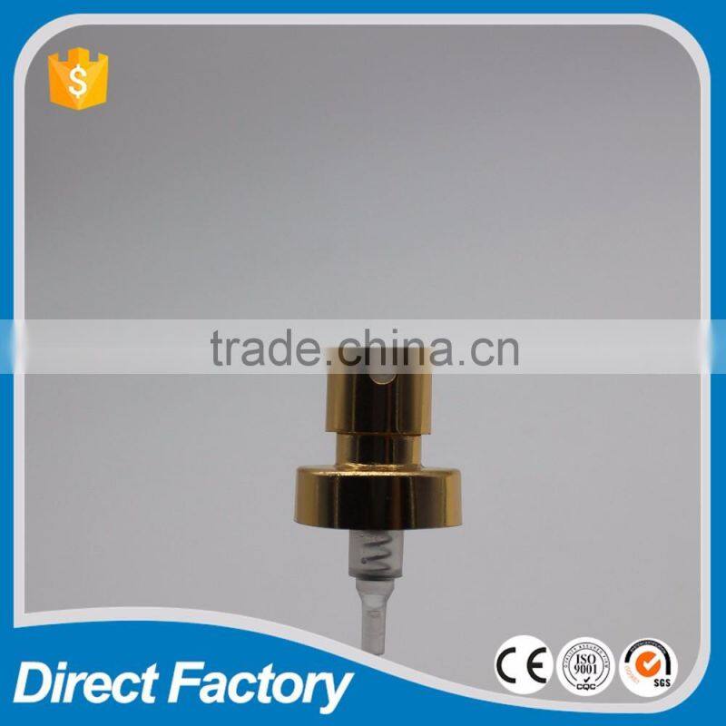 different size golden /silver perfume sprayer , aluminum perfume pump with nozzle
