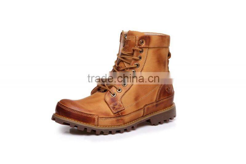 Comfortable custom winter leather men shoes in guangzhou