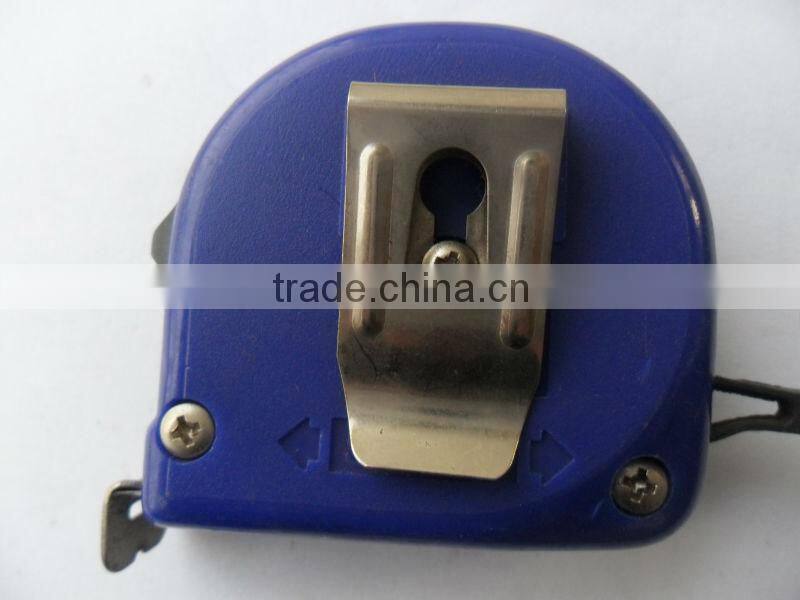 Metal Tiny meter measure tape 2m, steel tape measuring rubber fixed