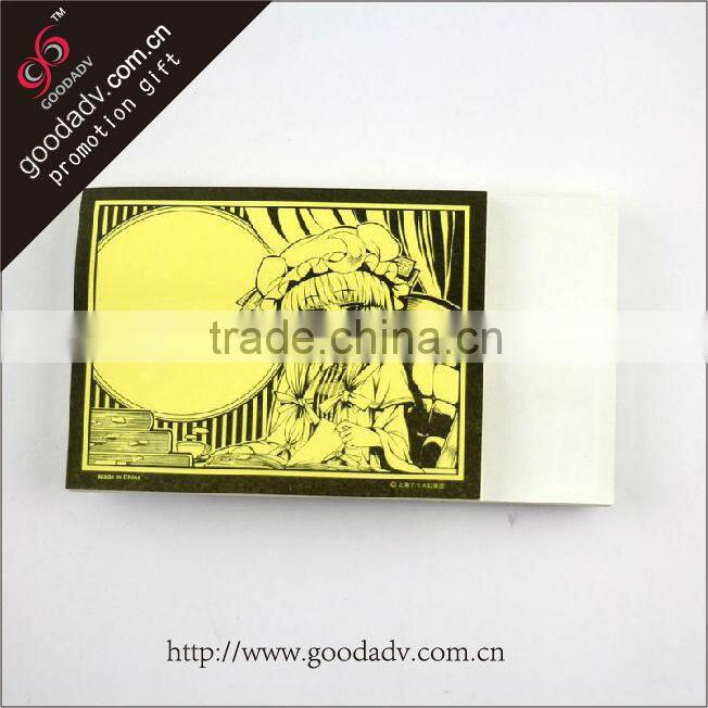 Advertising logo promotional sticky notes cheap custom sticky notes