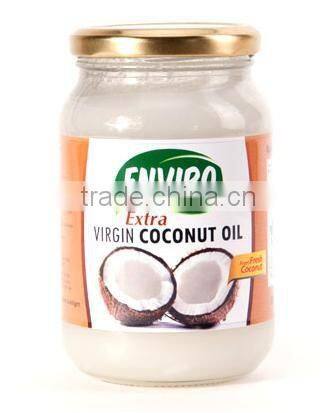 Unrefined Organic Virgin Coconut Oil ; Cold Pressed Virgin Coconut Oil