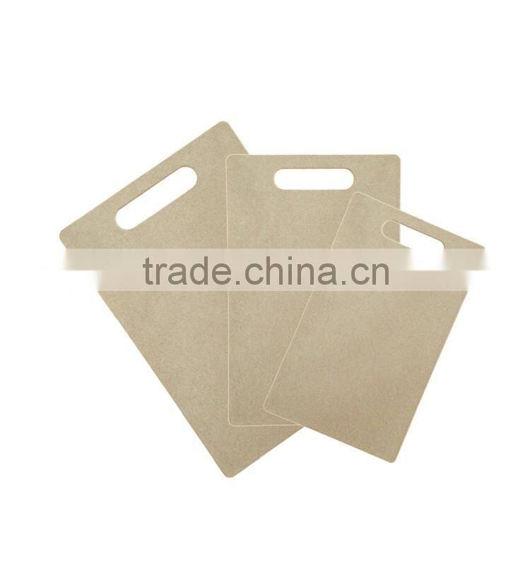 2016 new product rice husk cutting board eco friendly chopping board natural cheese board set
