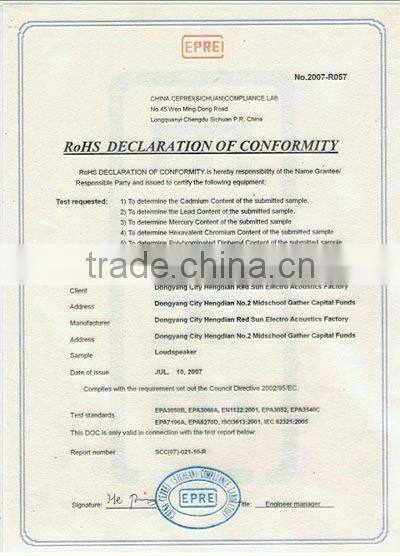 12'' High Quality Audio PA Speaker 500W