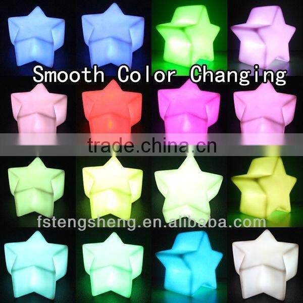 RGB color Changing LED supply Star Baby Kid Mood Lamp Night Light