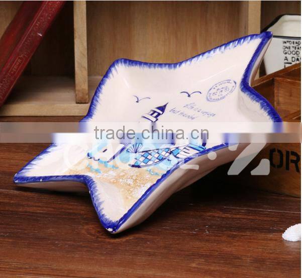 Pentagram Ceramic Candy Fruit Tray M117080