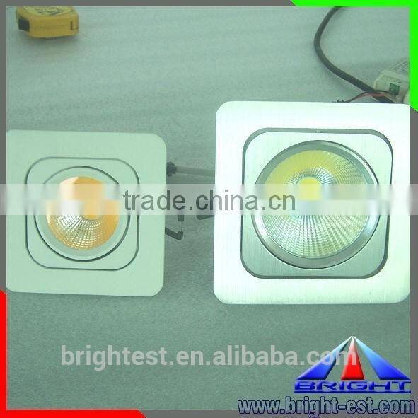 Recess 58mm Square COB led downlight,adjustable led downlight