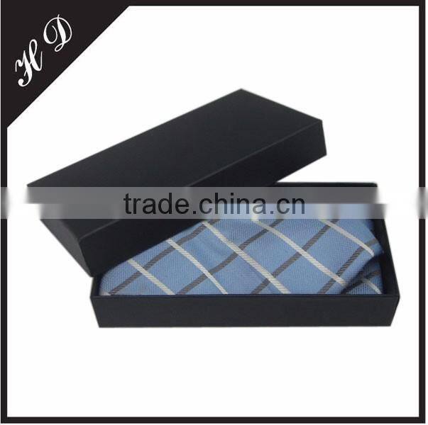 Simple Black Cardboard Necktie Gift Box