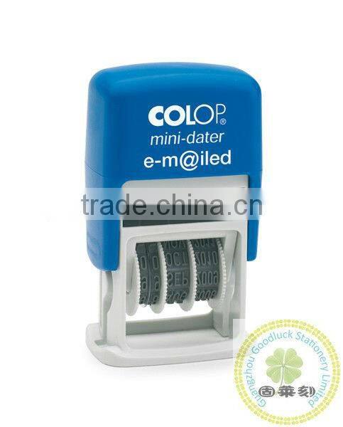 Popular Crystal rubber handle flash stamp