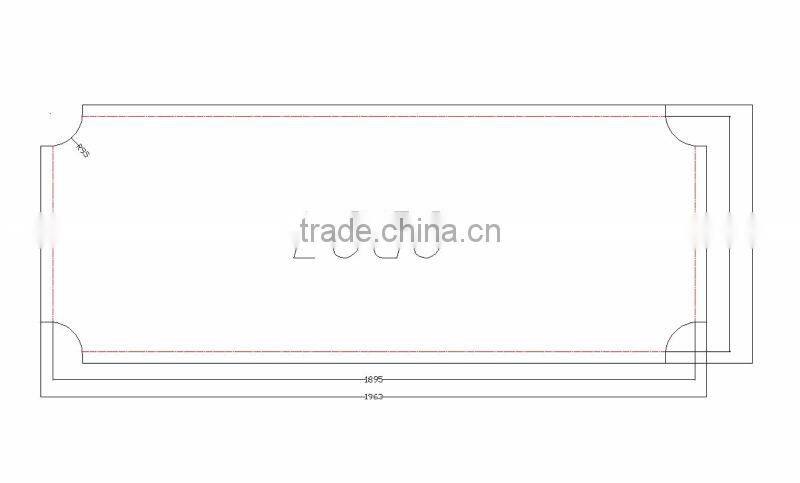 Advertising banner cafe barrier with customized printing