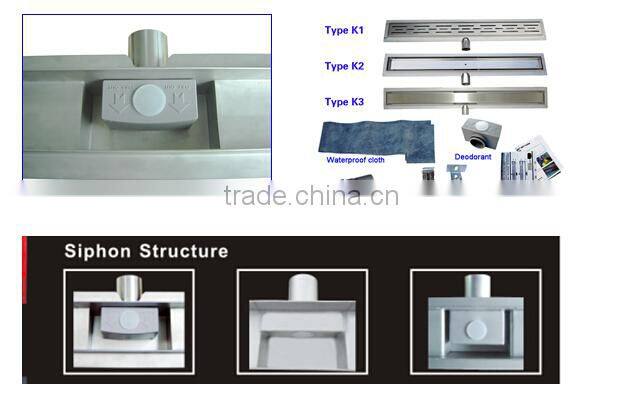 WELDON Investment casting stainless steel linear floor drains