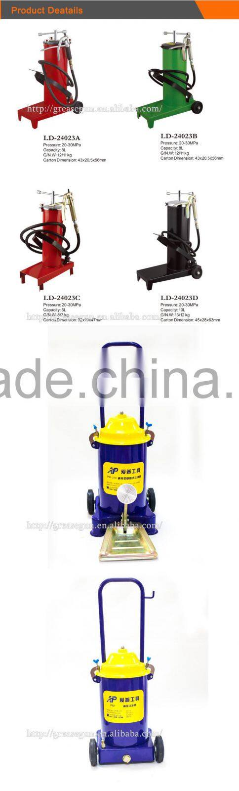 12L AAP foot operated grease pump With Wheels, Hardware Tools For Vehicle Maintaiance