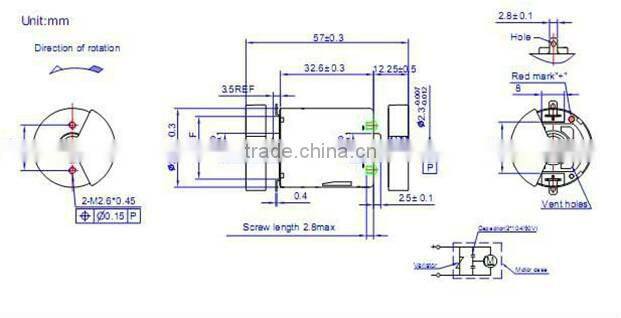 12V DC Vibration Motor Low Noise