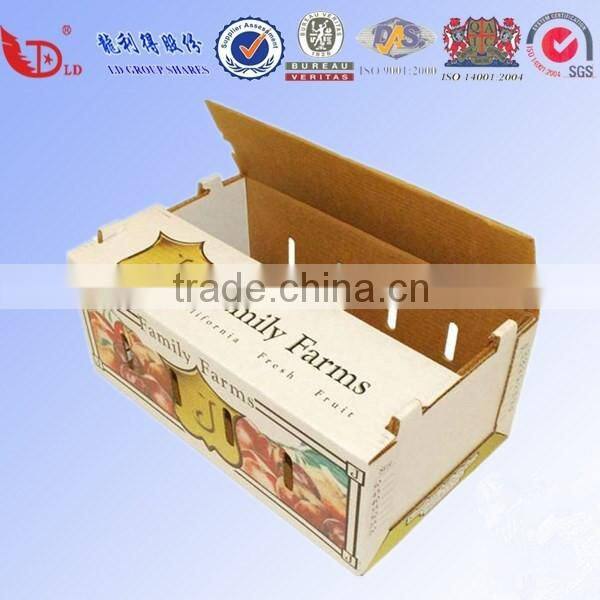 China factory fruit packaging carton box