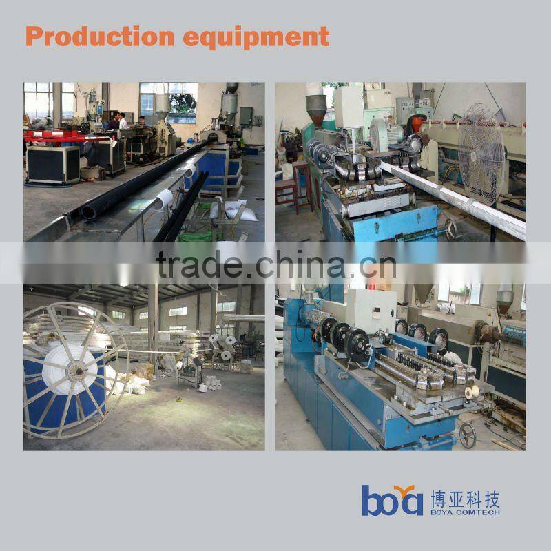 4'' flexible Single wall corrugated perforated plastic drilling pipe/subsoil slotted drainage pipe with square bore