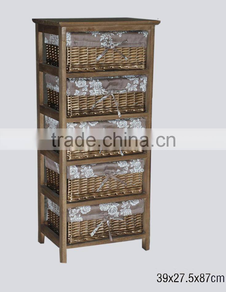 fashionable handwork colorful willow basket