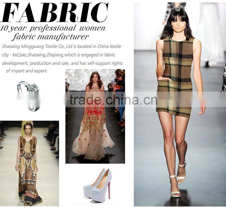 Old lady's printed 4 way spandex polyester knitted fabric