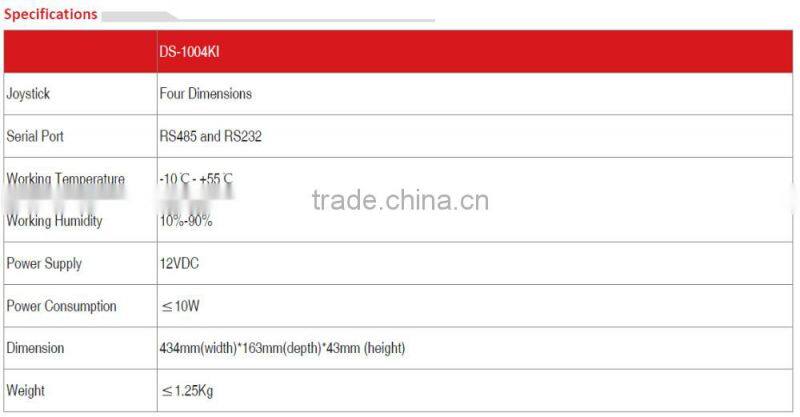 HIKVISION keyboard DS-1004KI, Analog PTZ controller,ptz joystick