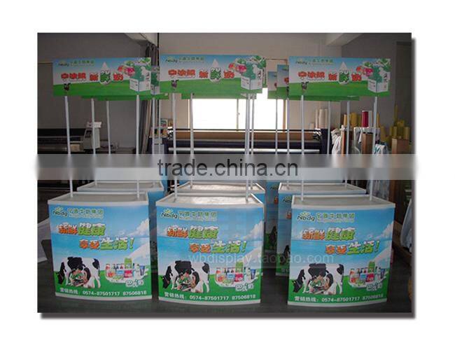 Dispaly Plastic Pop Up Desk