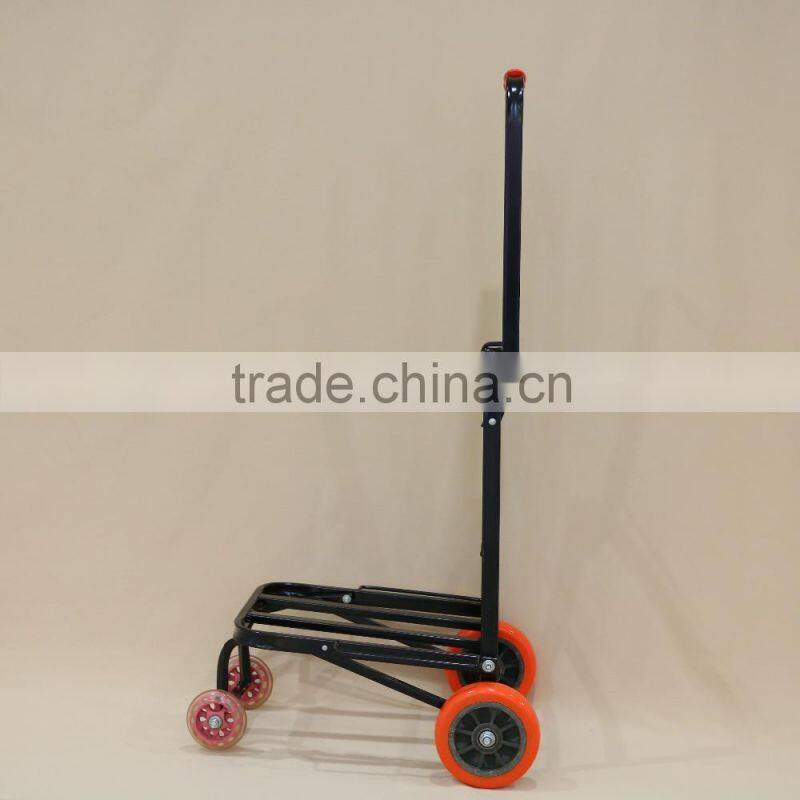 Portable folding light weight black hand truck