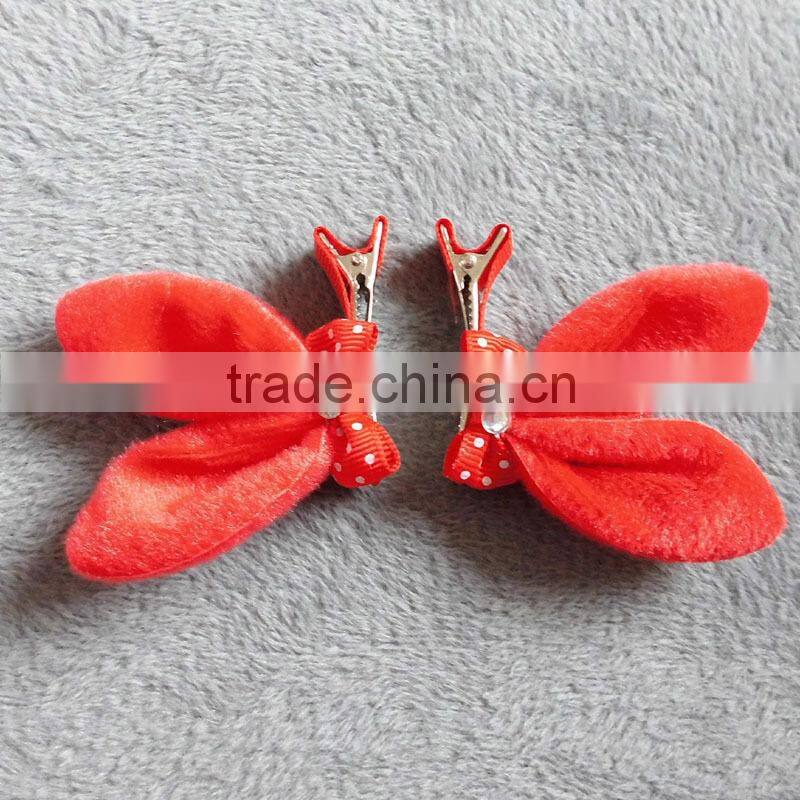 2014 new arrival mini cute bow hair accessories clip for children