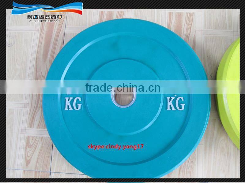 2015 NEW High Quality Colored Olympic Bumper Plates Crossfit Olympic Weight Plate s Bumper Plates Solid Bumper Plates ,Odorless