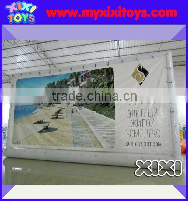 XIXI Outdoor Giant Inflatable Water Floating Billboard For Advertising