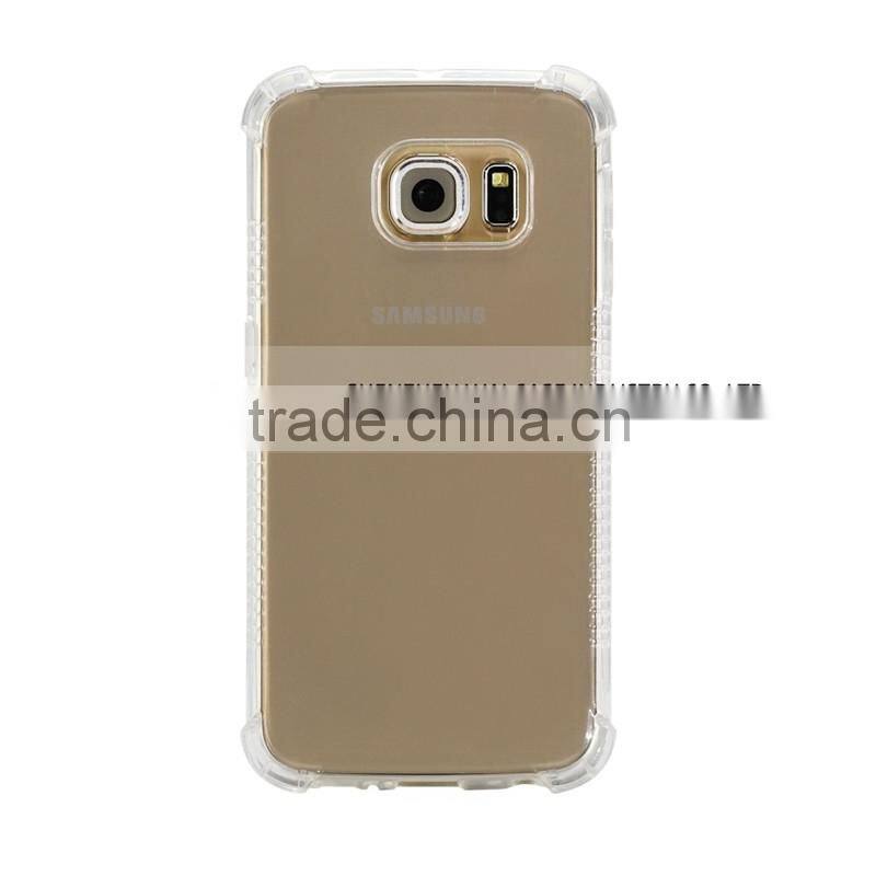 Top sale shockproof &Skid resistance tpu phone case for samsung s6 edge
