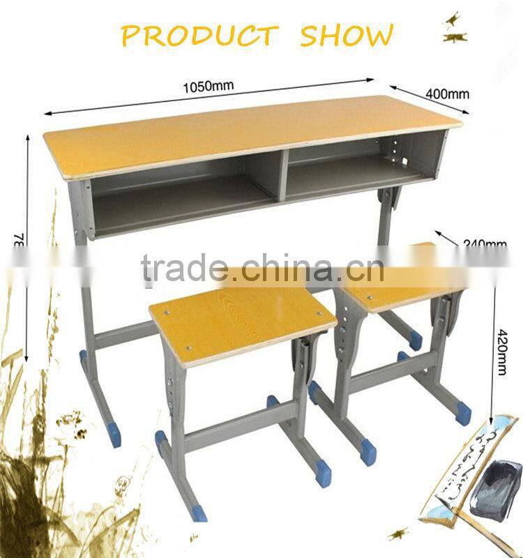 student study furniture reading desk college student desk and chair school furniture set Used school furniture