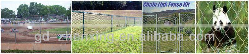 Standard Plastic Coated Chain Link Wire Mesh Fence (factory in Guangzhou)