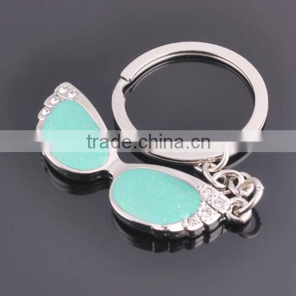 Advertising promotional basketball metal keychain custom shaped