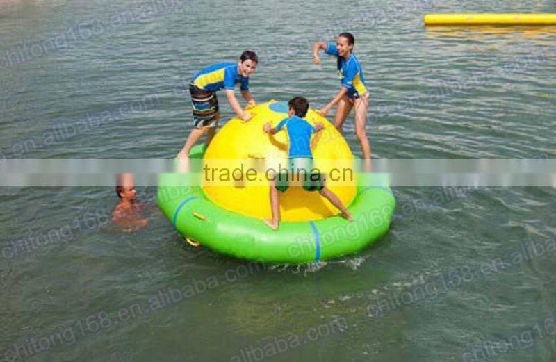 Stimulating Floating Inflatable Water UFO Seesaw