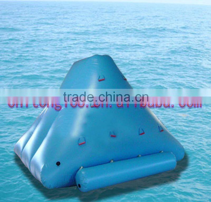 Top Quality Durable Inflatable Floating Slide, Water Iceberg slide, Climbing Toys