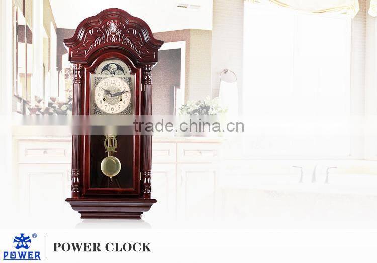 Double dial mechanical wall clocks with rotating pendulm CE/FCC standrad Good quality MW3602