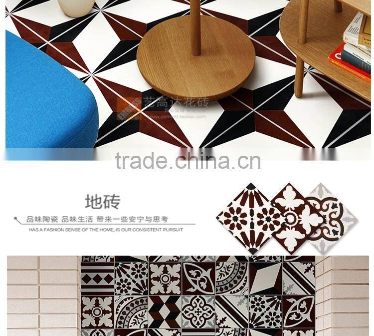 200*20mm brown color mexican kitchen wall tile rustic kitchen tile