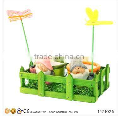 Ceramic Flower Fairies for Parrot Feeder