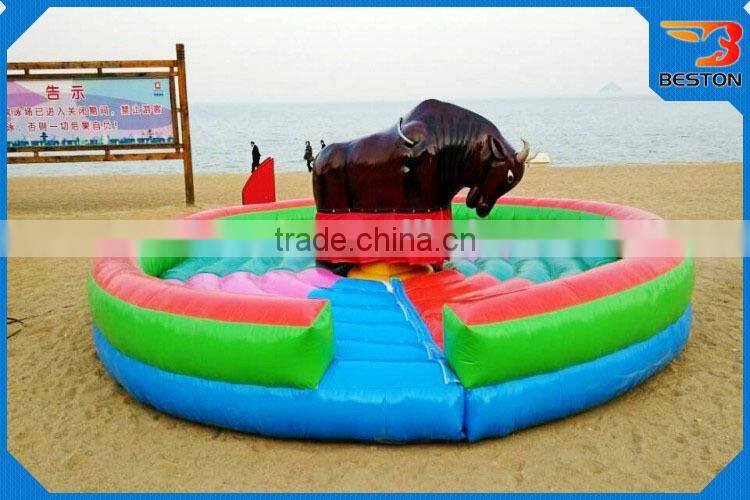 Cheapest Funny inflatable Rodeo Bull for Sports Game for sale