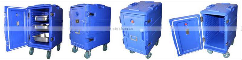 PE plastic cooler cabinet, insulated cabinet by rotomolding for cold transport