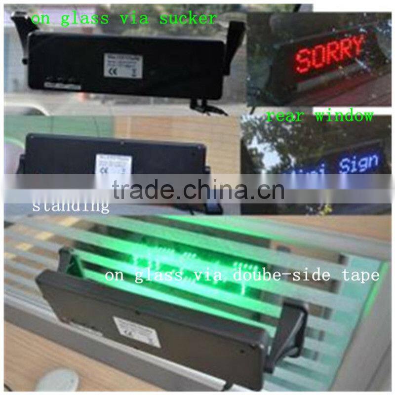Alibaba desktop led display numeric red color single side 16*96 led sign