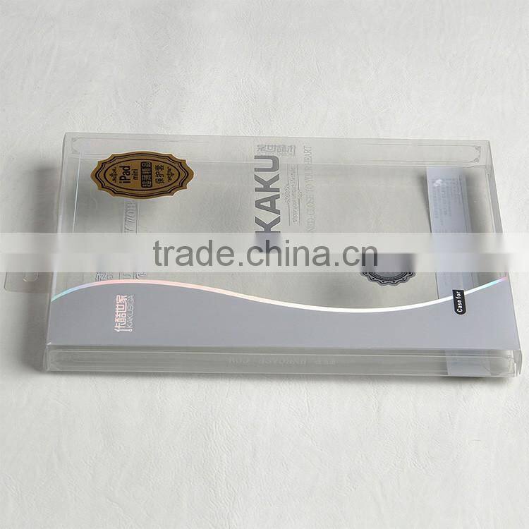 PVC printing & packaging factory custom transparent pvc protection box for iPAD