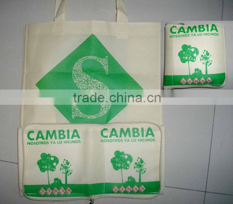 Superior quality non woven promotion bag folding style
