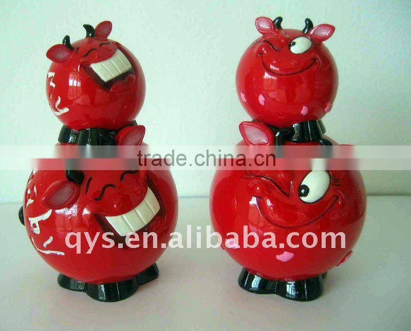 double layers coin bank