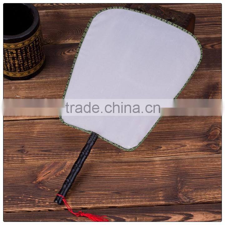 Chinese silk fan fancy diy blank hand fans