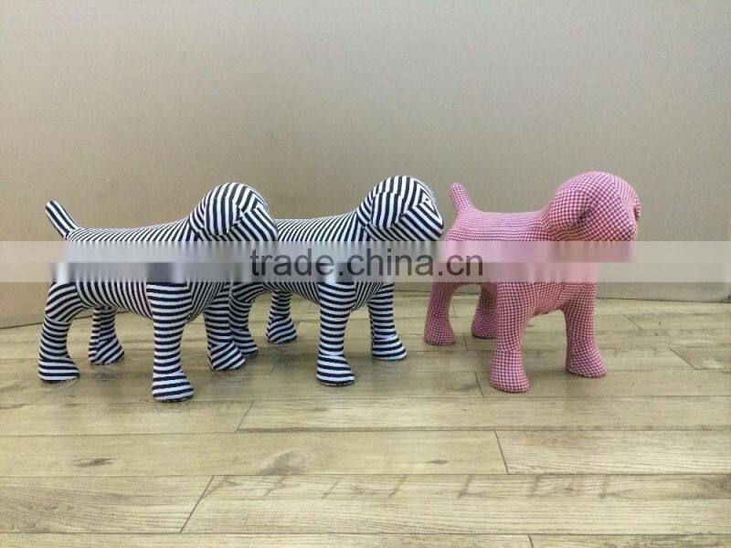 Display dog fabric dog wholesalers display dog mannequins dog mnnequin