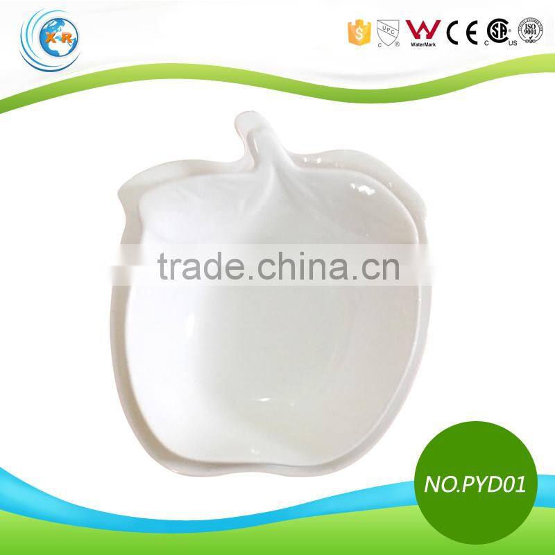Wholesale Apple with Leaf Shape Canape Dish