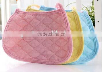 100% Cotton Bib Baby Bib Cleaning Lovely Dental Bib/pure colour bibs 100% cotton baby bib