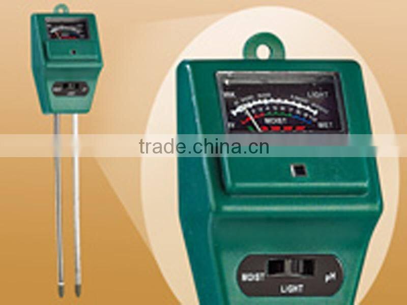 3in1 Plant Hydroponic Flowers Soil PH Tester Moisture Analyzer Light Meter